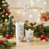 Set of 200 White Tulip-shaped Paper Liners, Features a Subtle