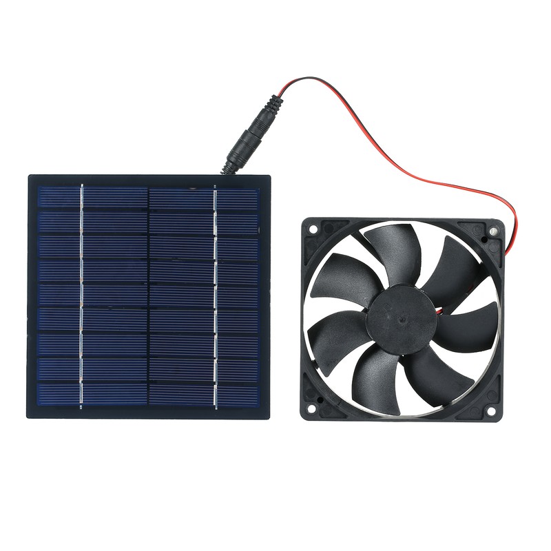 Solar Panel Powered Fan Mini Ventilator 5W 6V Solar Exhaust