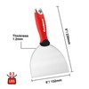 Goldblatt 6" Putty Knife, Stainless Steel Scraping Paint, Putty Knife