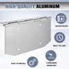 Blulu Hinged License Plate Holder Aluminum Flip up License Plate