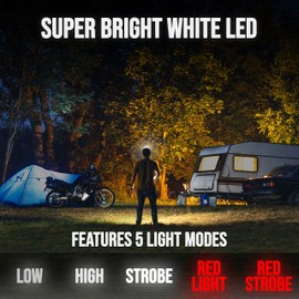 Foxelli USB Rechargeable Headlamp Flashlight - Super Bright LED Head Lamp for Running, Camping & Work, Lightweight & Comfortable Head Light for Adults & Kids