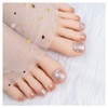 Nail Tips, 24 Pieces, Thumb Nail Seal, Foot False Nails,