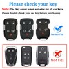 MILD EAST for GMC Key Fob Cover with Keychain,Compatible with