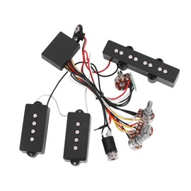 Bass Pickups Guitar Bass Pj Bass Pickups,Bass Pickups Pickup Electric Bass Preamp Wiring Circuit Pickup 3 Band Active and Passive EQ Equalizer Replacement for Active Bass Pickup