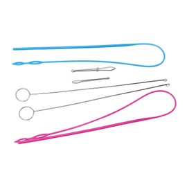 Gancho Giratorio para Bucles de Costura, Kit de Bucles de Costura de 6 Piezas, Material de Acero Inoxidable, Herramientas de Costura para Bricolaje Doméstico con Ganchos