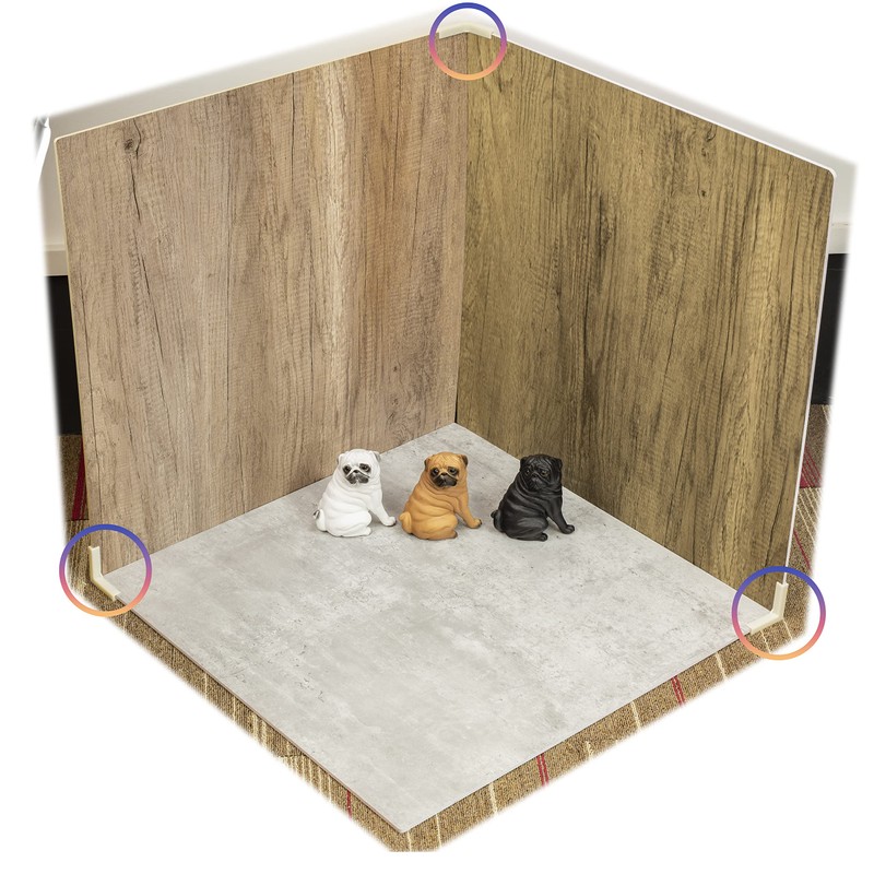 Adjustable Universal Backdrop Board Bracket Vertical L Shape Background Holder