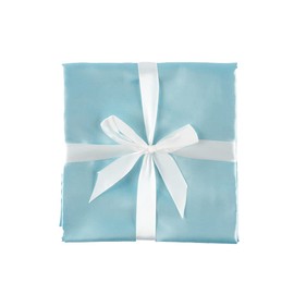 Heavens Cuddles Double Sided Pure Satin Baby Blanket 48"x36" (Seafoam)