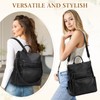 RAVUO Women Backpack Purse, Fashion PU Leather Anti-theft Ladies Backpack