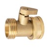Joywayus Heavy Duty Brass High Pressure Jet Nozzle with Shut-off