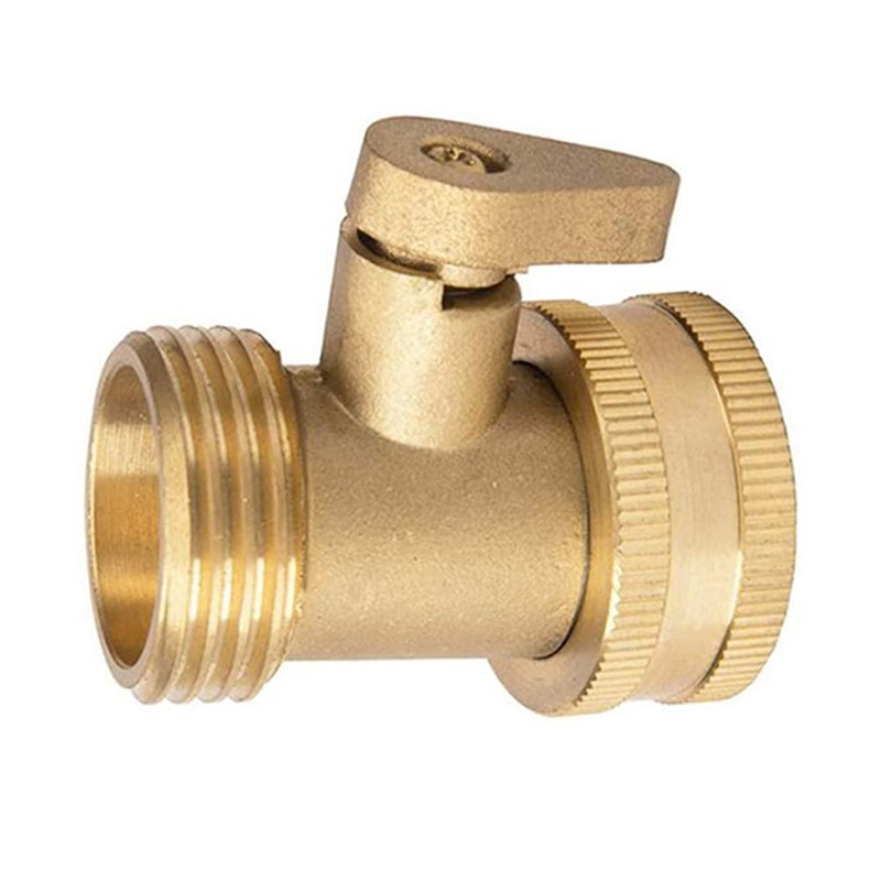 Joywayus Heavy Duty Brass High Pressure Jet Nozzle with Shut-off