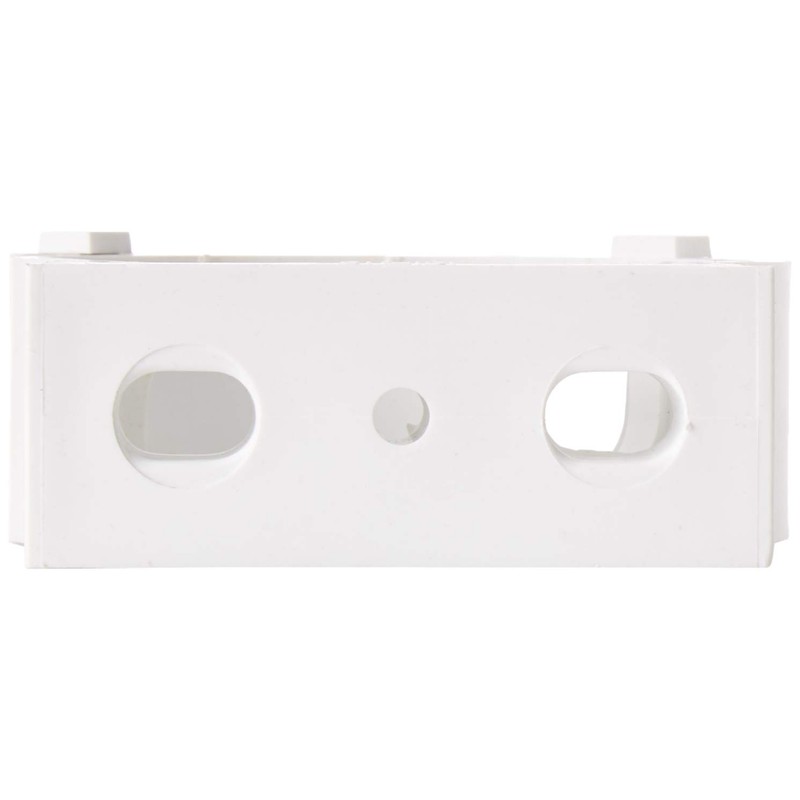SnapnStrut 101-115HSPP White 10pack White Surface Mount Polypropylene Pipe Hanger,