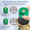 Backwash Filter, Pressure Regulator Water Filter with Pressure Gauge, Water
