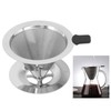 Stainless Steel Coffee Dripper Drip Cone Coffee Filter Reusable Coffee