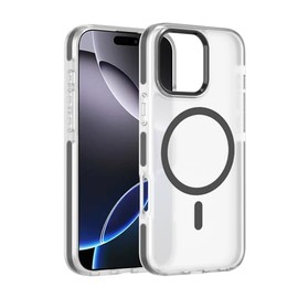 PinLiSheng 2024 New Magnetic for 16 Pro Max Case,Military Grade 3 in 1 Heavy Duty Shockproof Case - Black