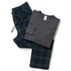 LAPASA Men's Pajama Set 100% Cotton Flannel Top Long Sleeve