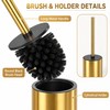 Freestanding Toilet Paper Holder with Toilet Brush and Holder, Metal