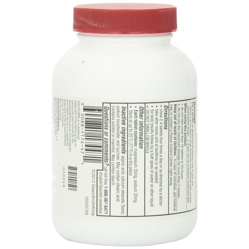 Gaviscon Esrf Tab Size 100ct