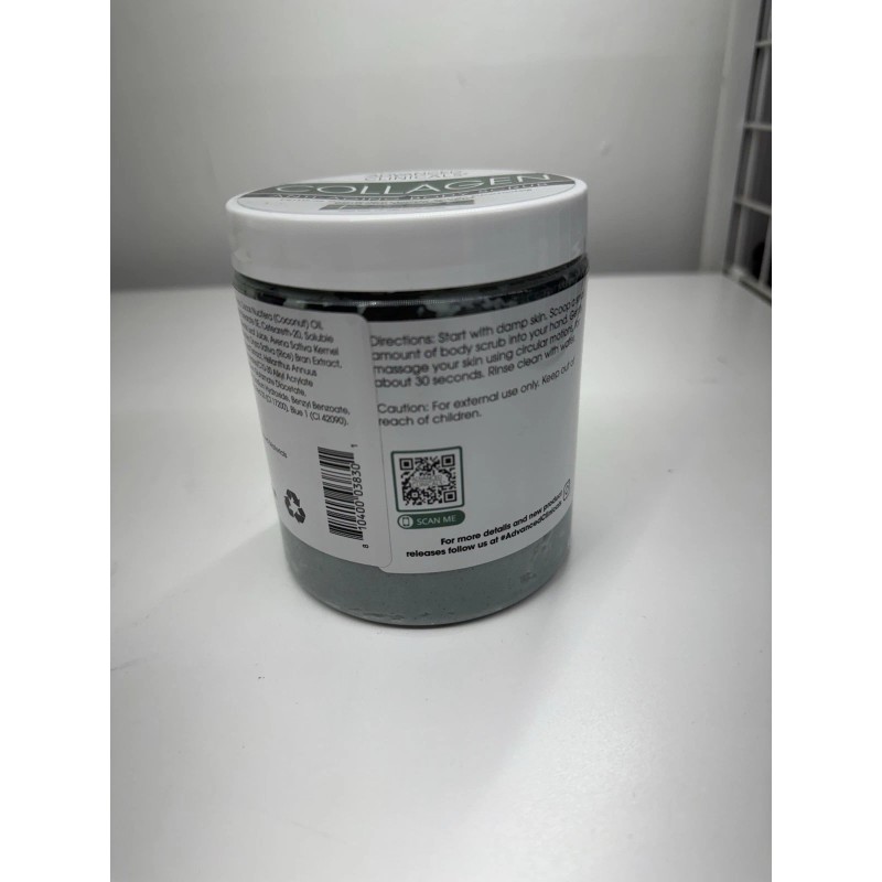 Advanced Clinicals Anti-Aging Collagen Body Scrub Exfoliating 19 Oz