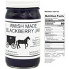 Amish Jam Seedless Blackberry - 8 Oz Set of Three