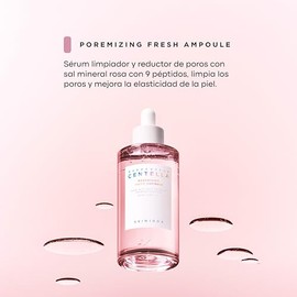 SKIN1004 Madagascar Centella Poremizing Fresh Ampoule 100 ml – Suero Facial con Centella Asiática – Textura Ligera – Para Piel Mixta a Grasa – Cuidado
