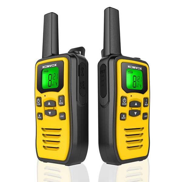 Professional Walkie Talkies for Adults, Rechargeable PMR Two Way Radios, 2 Way Radios Walky Talky Survival Gear and Equipment