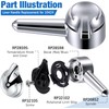 Enhon Lever Handle Replacement for 10424, Single Lever Handles Kit