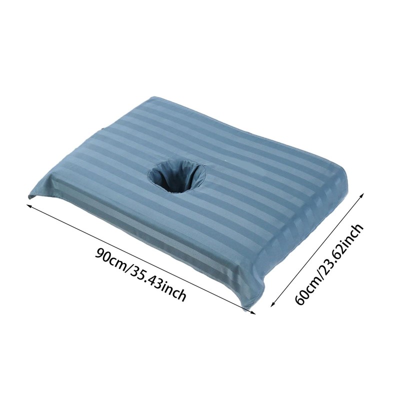Perfeclan Cotton Massage Table Face Hole Towel, Massage Face Towel,