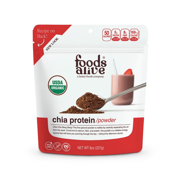 Foods Alive Chia Protein Powder, 8-Ounce