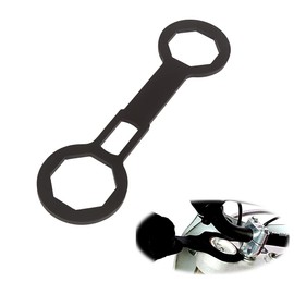 OldBones Universal 46mm Motorrad Gabelkappe Schraubenschlüssel Werkzeug/Stoßdämpfer Arm Removal Schraubenschlüssel Doppelkopf