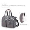Diaper Bag Large Size Multi Pockets Gray Portable Diaper Tote
