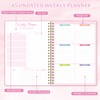 Weekly Planner Undated A5 Diary To Do List Notebook With