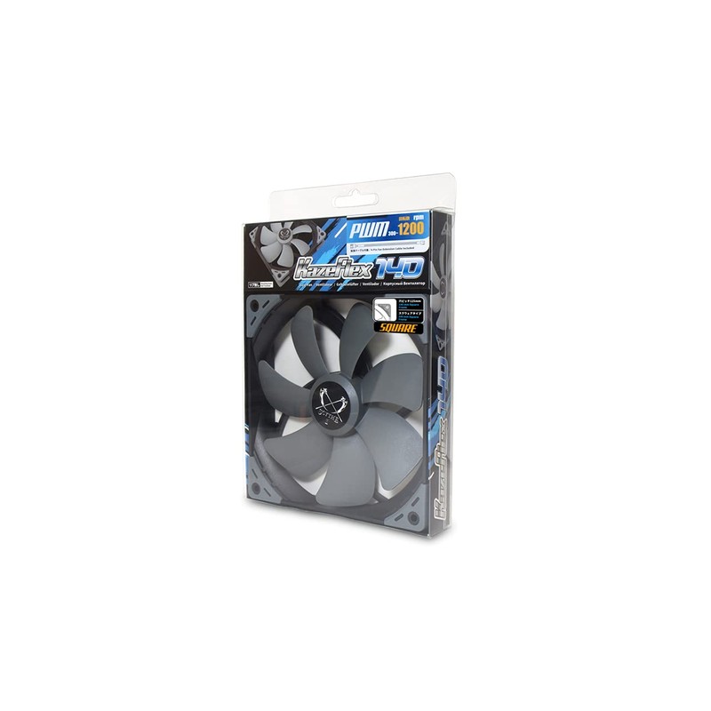 KAZE FLEX 140 SQUARE PWM 1200 rpm KF1425FD12S-P Original Design