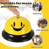 Heyumybit Call Bell,Service Bell,8.5cm Diameter 6cm Height,Reception Desk Table Service