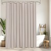 EurCross Shower Curtain 180 x 180 cm Sand Textile Fabric
