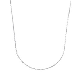 Amor 2025984 Unisex Women's Men's Necklace 925 Sterling Silver 45 cm Silver Comes in Jewellery Gift Box, Sterling Silver, None