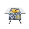 Excelsa Table Runners, Cotton, Yellow and Blue, 45 x 140