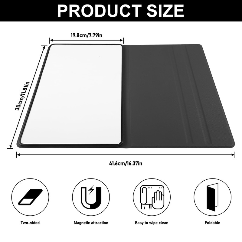 BAIFULAI Magnetic Whiteboard Small, 30 x 41 cm Whitboard with
