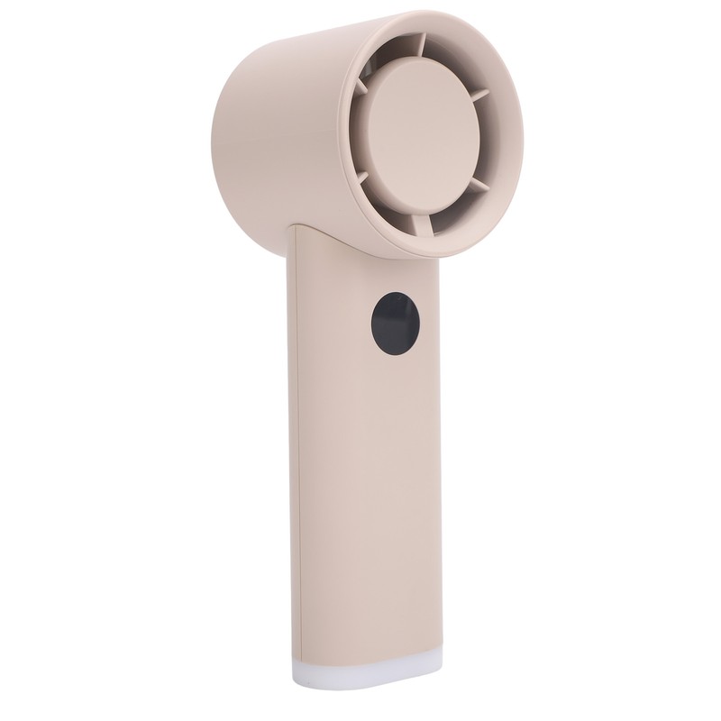 Handheld Fan LED Display Power Adjustable Portable Fan Night Light