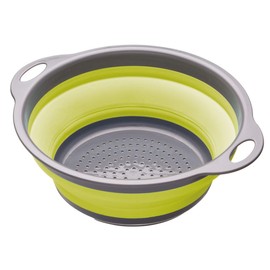 Colourworks 2.8 Litres Collapsible Colander, 24 cm - Green