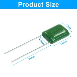 Piutouyar 10 Pack 223J 630V 0.022UF Guitar Tone Capacitor Polypropylene Capacitor for Electric Guitar & Bass