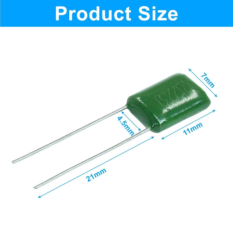 Piutouyar 10 Pack 223J 630V 0.022UF Guitar Tone Capacitor Polypropylene
