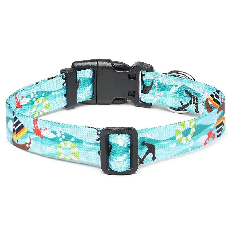 Mercano Adjustable Dog Collar - Special Design Patterns, Soft Nylon