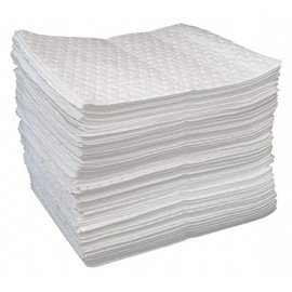 Absorb Pad,Oil-Based Liquids,White,PK200