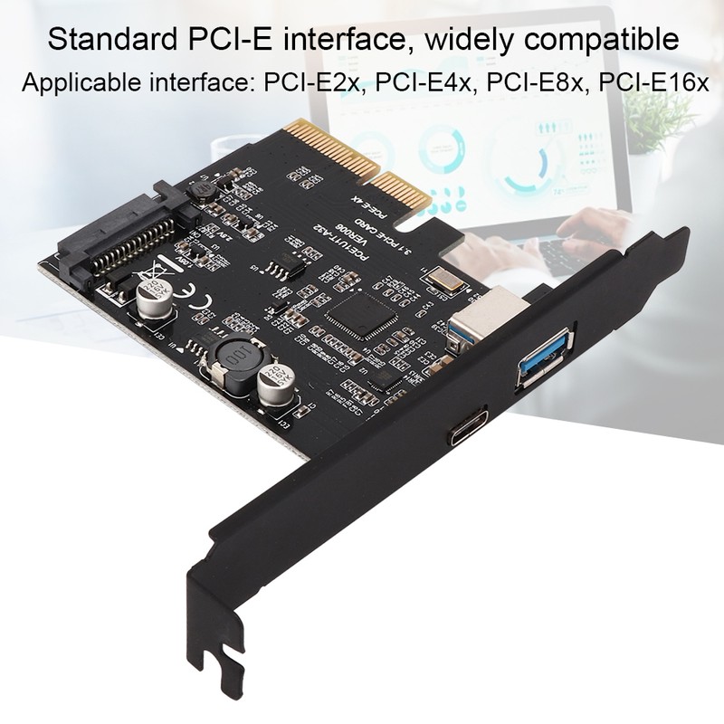 USB3.1 Expansion Card TYPE C TYPE A Desktop Expansion Card