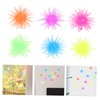 KONTONTY 50pcs Sticky Wall Crawling Stretchy TPR Props for Parties