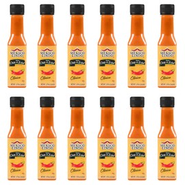 Mexico Lindo Chile de Arbol Hot Sauce Ingredients | 12,190 Scoville Level | Classic Flavor | 5 Fl Oz Bottles (Pack of 12)