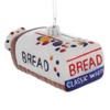 Cody Foster Loaf of White Bread Glass Ornament 4 3/8