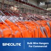 SPECILITE Wire Metal Clothes Hangers Bulk 150 Pack for Standard