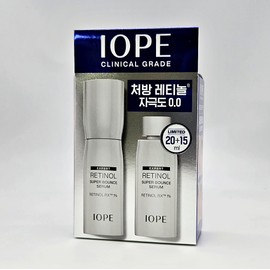 IOPE Retinol Super Bounce Serum 20ml + 15ml + 20 cotton pads / 아이오페 레티놀 슈퍼 바운스 세럼 20ml + 15ml + 화장솜 20매