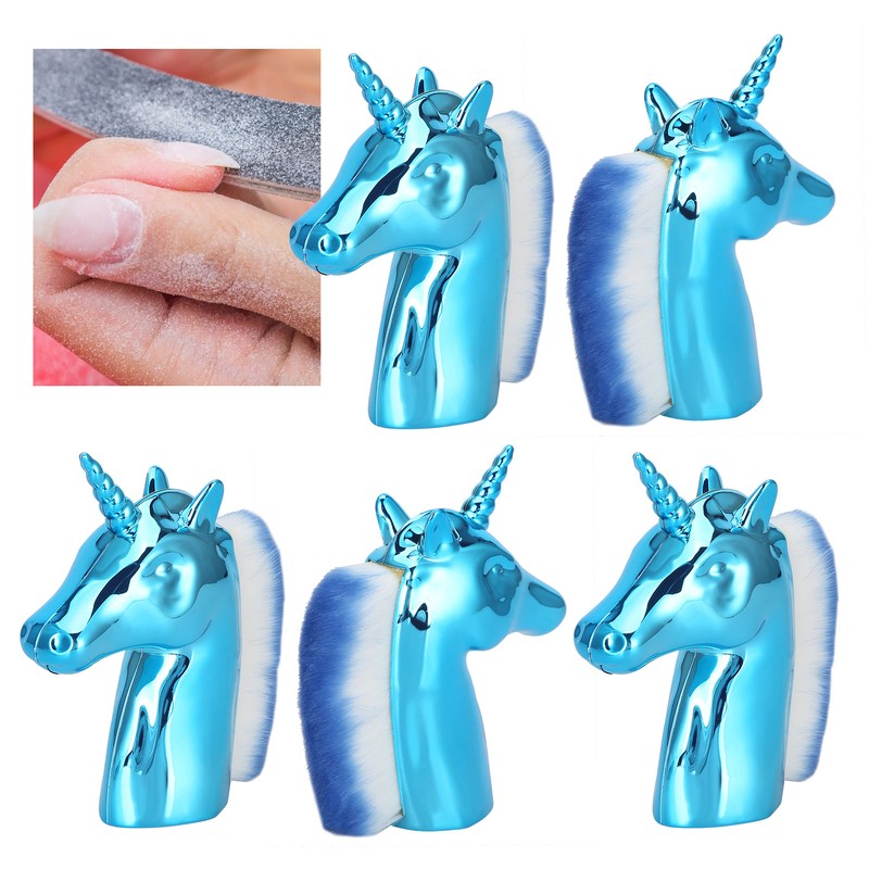 5pcs Fashionable Nail Art Dust Removal Brush Portable Nail Dust